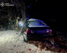 З’їхав у кювет і врізався в дерево - у Запоріжжі сталися дві ДТП, водії в лікарнях (фото)