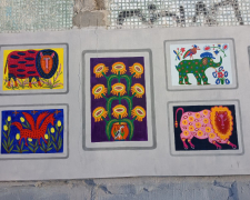 Стало відомо, хто прикрасив запорізьку багатоповерхівку розписами в стилі Марії Примаченко - фото