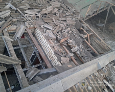 Наслідки обстрілів Запорізької області 3 квітня 2026 року. Фото: Національна поліція