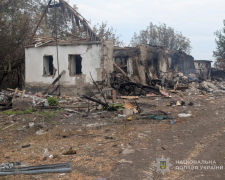 Наслідки ворожих обстрілів Запорізької області, фото Нацполіції