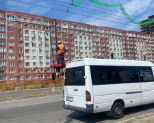 Маршрутка у Південному мікрорайоні Запоріжжя. Фото: Ірина Єгорова
