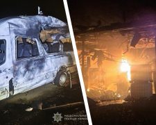 Російські війська атакували Запоріжжя і Запорізький район дронами, поранивши чотирьох людей та пошкодивши АЗС, підприємство, будинок та авто