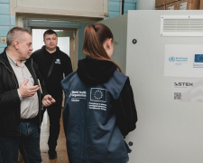 Лікарні Запорізької області отримали генератори від ЄС, фото: ЗОДА