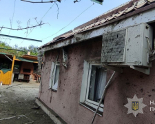 Наслідки російських обстрілів Запорізької області 16 серпня. Фото: Нацполіція
