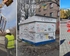 Незаконні конструкції, МАФ та реклама зникли — у Запоріжжі продовжують прибирати міський простір (фото, відео)