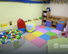 В одному з найбільших дитсадків Запоріжжя «Лазурний» завершили ремонт укриття 