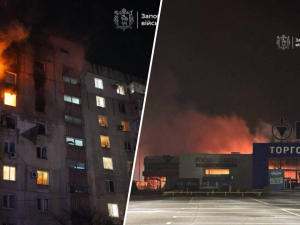Масована атака на Запоріжжя: били дронами, КАБами та ракетами по будинках та торгових центрах - ситуація на ранок (фото, відео)