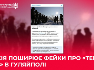 Фейк про "терор ЗСУ" в Гуляйполі, фото: Центр протидії дезінформації