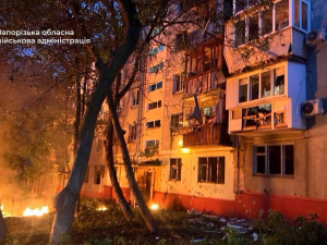 Наслідки ворожої атаки на Запоріжжя, фото ЗОВА