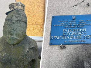 На Запоріжжі військові врятували кам’яних баб від російських авіабомб (фото)