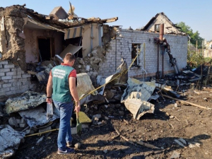 Після атаки дронів у Дніпровському районі Запоріжжя екологи виявили забруднення ґрунту