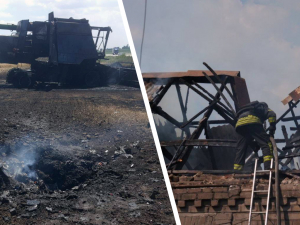3 липня російські безпілотники атакували комбайн у полі та приватний сектор, а керовані авіабомби вдарили по промисловому підприємству