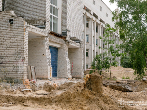 Кардіологічний корпус однієї з лікарень Запоріжжя поступово перетворюється на сучасний медичний простір. 