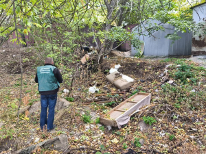 Звалище за гаражами - у спальному районі Запоріжжя виявили смітник поряд з багатоповерхівкою (фото)