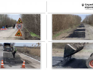 Для гуманітарних вантажів та евакуації - у Запорізькій області ремонтують важливі дороги