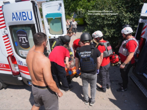 Наслідки авіаудару по Шевченківському району Запоріжжя 28 червня 