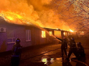 В окупованому Бердянську горів завод - що відомо про причини пожежі (фото)