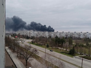 Наслідки російської атаки по Запоріжжю вдень 21 березня 2026 року. Фото: Регіна Харченко