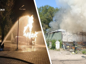 У Запоріжжі після атак армії рф виникло 18 пожеж, постраждали патрульні
