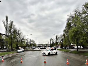 Сильний вітер у Запоріжжі 23 квітня повалив дерева. Рух дорогами ускладнений.