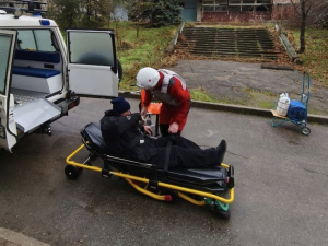 З прифронтового Степногірська евакуювали маломобільного чоловіка (фото)