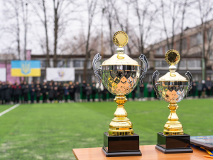 У Запоріжжі відкрили оновлений футбольний майданчик - фото