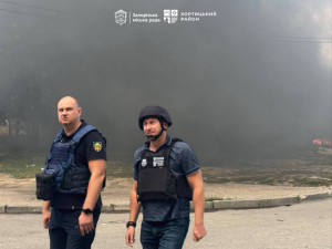 Наслідки атаки в Хортицькому районі 7 вересня.