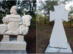 У Запоріжжі в Парку честі встановили шість скульптур, створених митцями з усієї України (фото)