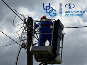 Через негоду у Запоріжжі було не знеструмлено 52 тисячі споживачів, фото: Запоріжжяобленерго 