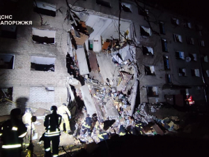 Перші хвилини після удару по Запоріжжю -  відео з бодікамер патрульних