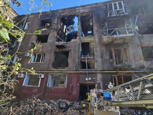 Наслідки ворожої атаки по Запоріжжю, фото Державної екологічної інспекції Південного округу.