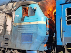 Наслідки російської атаки на поїзд на Запоріжжі 19 липня