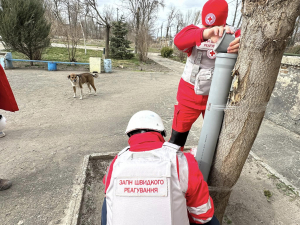 У прифронтовому Оріхові встановили годівниці для тварин - фото