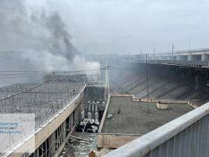 Обстріл Дніпрогеса, фото Запорізька обласнв прокуратура
