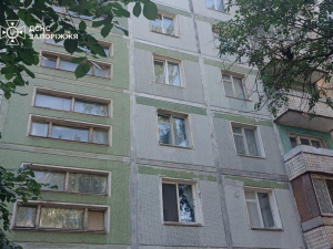 Вогонь спалахнув у коридорі - в Запоріжжі надзвичайники загасили пожежу на дев'ятому поверсі (фото)