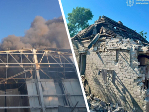 У Запоріжжі пошкоджені торговельний центр, склад і СТО, а в Запорізькому районі поранено чоловіка після авіаудару