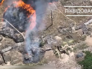 Перетворили на палаюче згарище - на Запоріжжі прикордонники знищили склад боєприпасів разом з окупантами (відео)