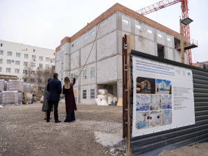 Виконано понад 70% робіт - як у Запоріжжі просувається будівництво нового хірургічного корпусу дитячої лікарні (фото)