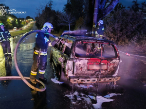 У Запоріжжі за вечір згоріли три автівки (фото)