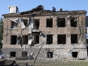 Наслідки обстрілу Запоріжжя 11 серпня, фото Нацполіції