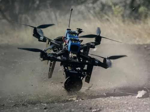 На Запоріжжя ворожий FPV-дрон не встиг уразити блокпост завдяки бійцю ВСП