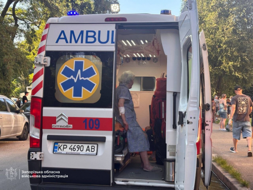 Наслідки авіаудару по Запоріжжю 2 серпня