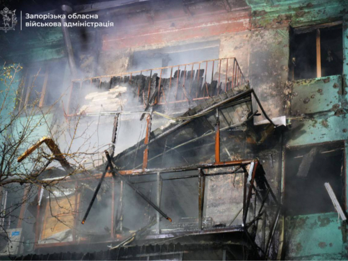 У Заводському районі Запоріжжя відновлять багатоповерхівку, пошкоджену під час масованої атаки &quot;шахедів&quot; (фото)