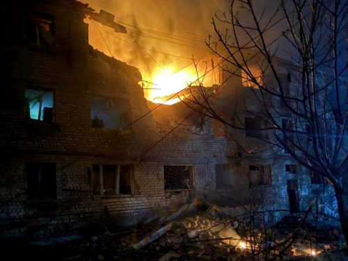 Є загиблий, люди під завалами - росіяни атакували Запоріжжя &quot;Шахедами&quot; (фото, відео)