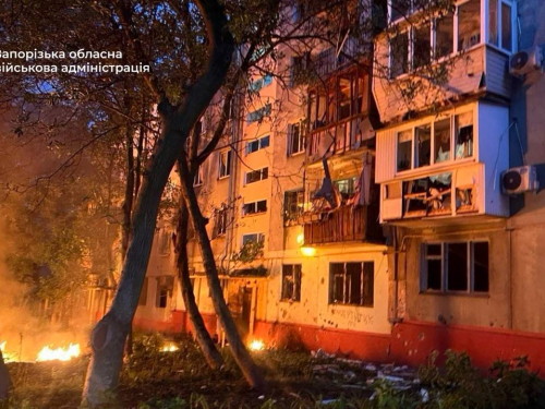 Наслідки ворожої атаки на Запоріжжя, фото ЗОВА