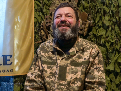 Боєць із позивним капітан «Космос» пів року провів на передовій Запорізького напрямку.