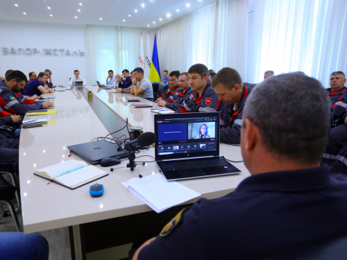 На запорізькому промисловому підприємстві провели роз’яснювальну зустріч щодо дій за ризику надзвичайної ситуації на ЗАЕС
