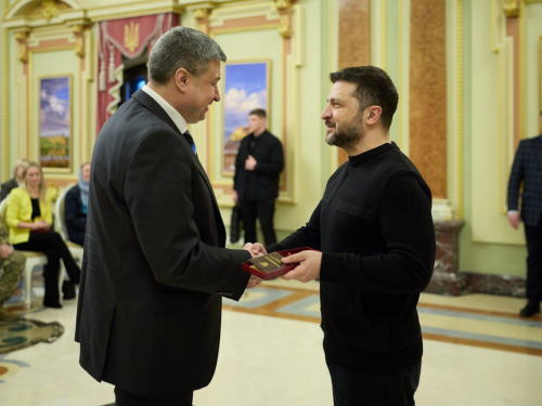 Президент України присвоїв звання «Заслужений працівник освіти України» ректору Запорізької політехніки Віктору Грешті