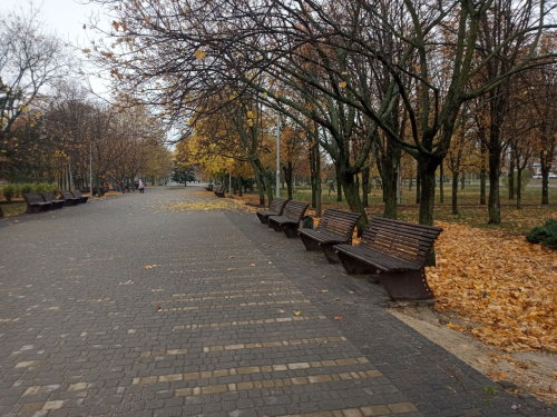 У головному парку спального району Запоріжжя почали ремонт лавок, на який мешканці чекали декілька років - фото