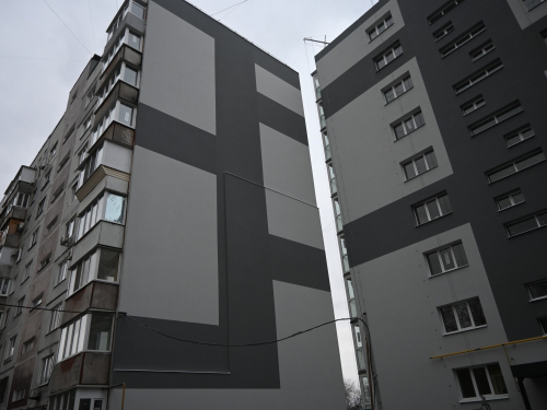 Завершують основні роботи - у Запоріжжі виходить на фініш ремонт дев’ятиповерхівки (фото)